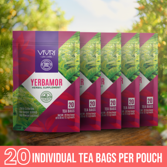 Imagen de Kit 5 Té Yerbamor 20 porciones
