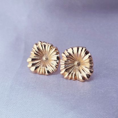 Imagen de Broquel Flor Delicada de Oro