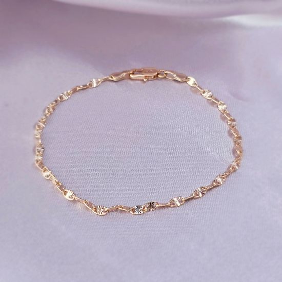 Imagen de Pulsera Tejido Gucci con Estrellas Talla 1802