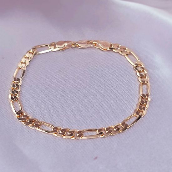 Imagen de Pulsera Tejido Cartier o Fígaro Talla 1805