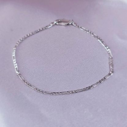 Imagen de Pulsera Tejido Cartier o Fígaro Talla 1802