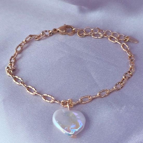 Imagen de Pulsera Corazón de Perla