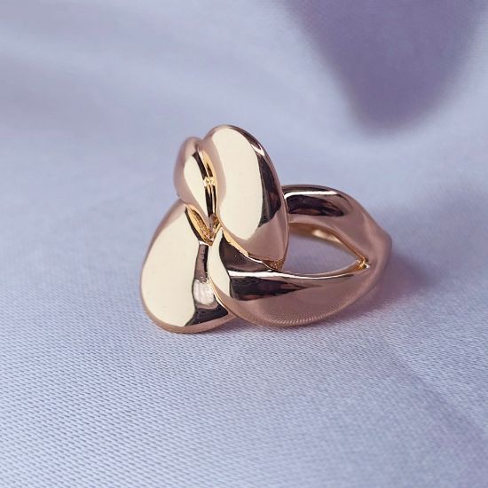 Imagen de Anillo Hojas de Oro 