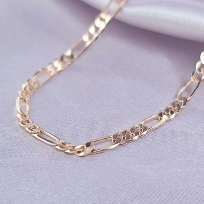 Imagen de Cadena Tejido Cartier o Fígaro Talla 4503