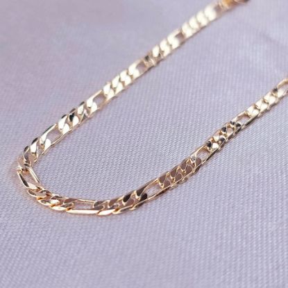 Imagen de Cadena Tejido Cartier o Fígaro Talla 4502