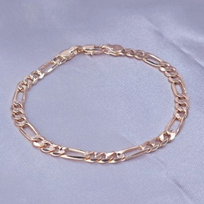 Imagen de Pulsera Tejido Cartier o Fígaro Talla 1804