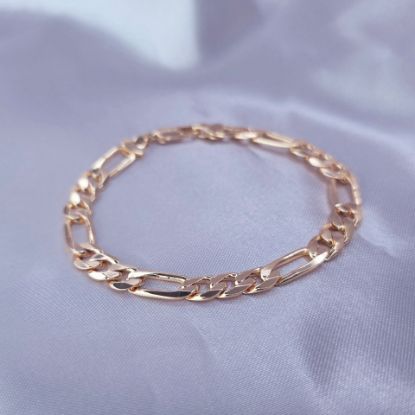 Imagen de Pulsera Tejido Cartier o Fígaro Talla 2007