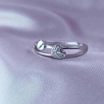 Imagen de Anillo Dos Corazones Preciosos 