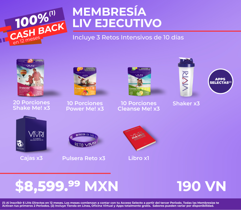 VIVRI Ejecutivo: Cliente Preferente