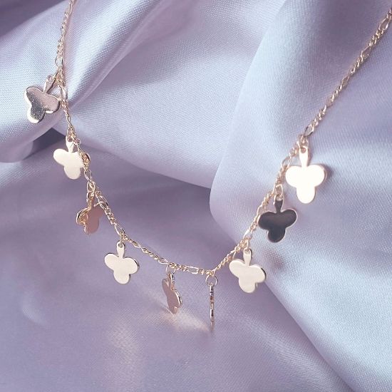 Imagen de Collar Nueve Tréboles de Oro