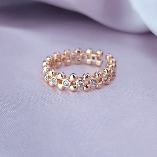 Imagen de Anillo Semiabierto Mundo de Esferas Talla 8