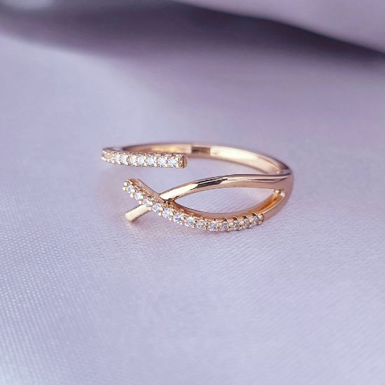 Imagen de Anillo Semiabierto Arte Discreto Talla 8