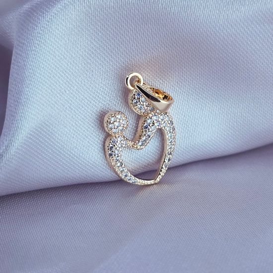 Imagen de Dije Amor de Madre en un Corazón