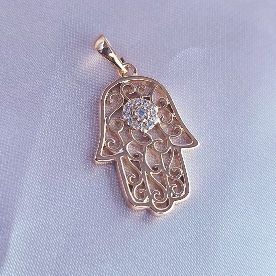 Imagen de Dije Hamsa Vibras Bonitas