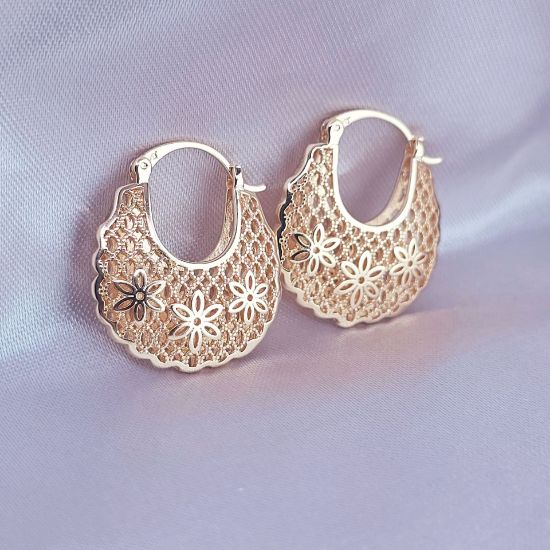 Imagen de Arracada Bolso Margaritas