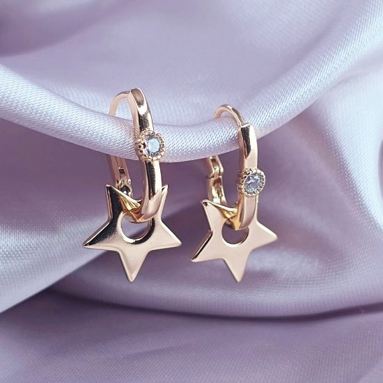 Imagen de Arete Estrella Desmontable y Su Luz