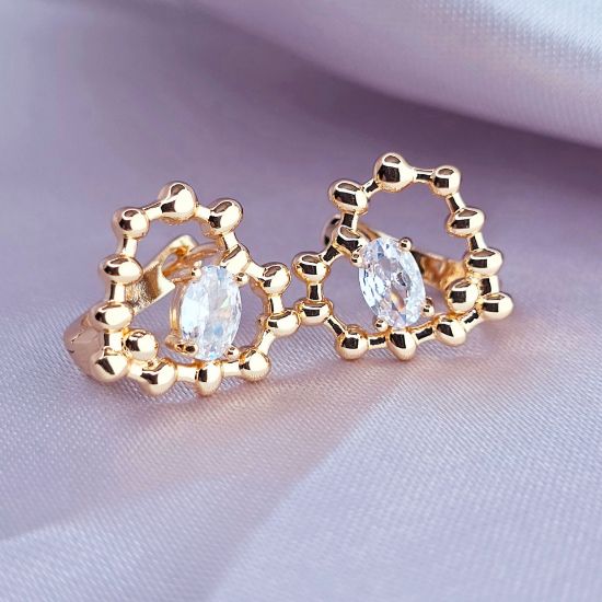 Imagen de Huggie Corazón con Diamante