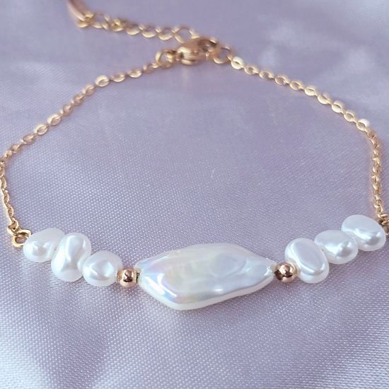 Imagen de Pulsera Perla Tornasol