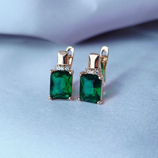 Imagen de Huggie Cuadro Verde Esmeralda Glamour