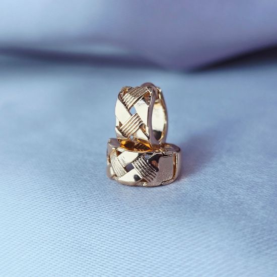Imagen de Huggie Tejido de Oro