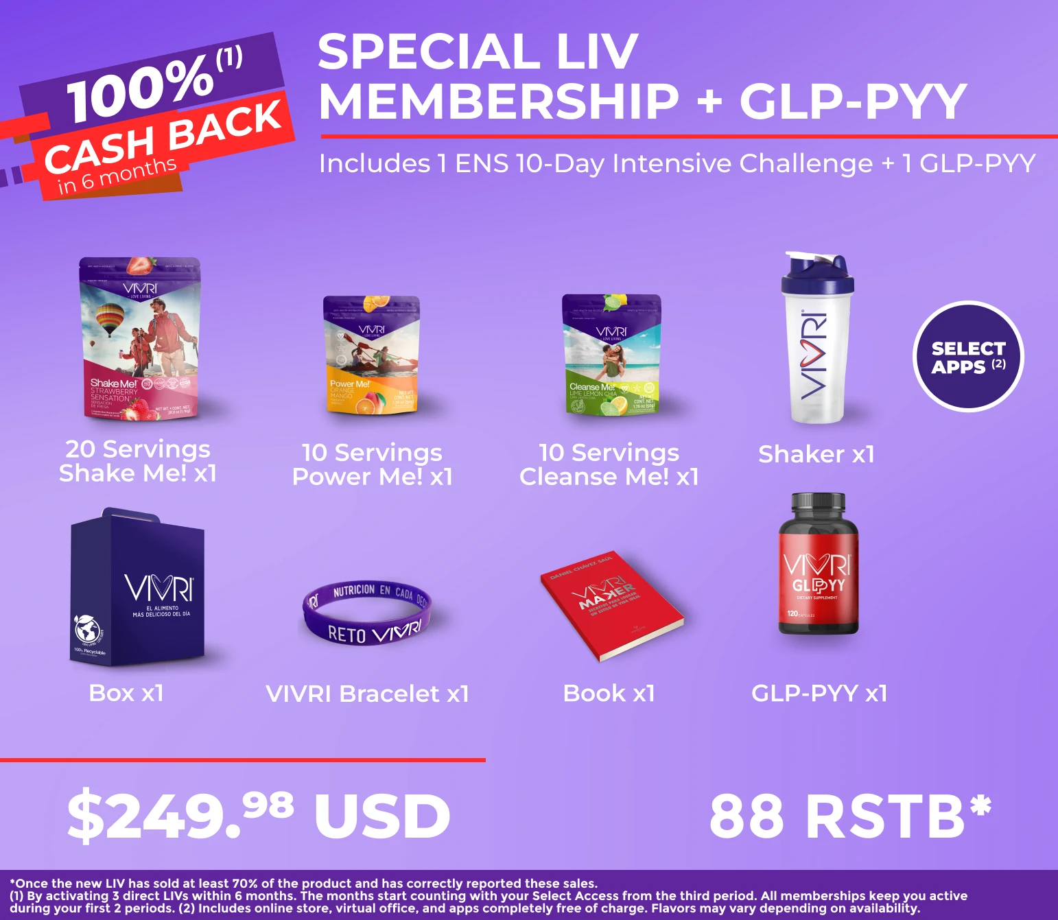 ESPECIAL LIV MEMBERSHIP + GLP