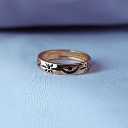 Imagen de Anillo Luna Estrella y Sol