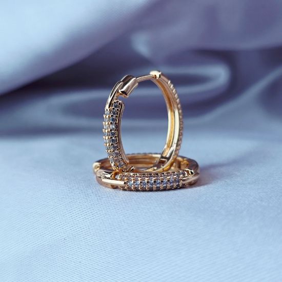 Imagen de Arracada Prosperidad con Diamantes