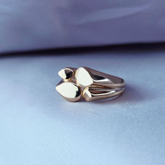 Imagen de Anillo Cuatro Gotas de Oro