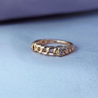 Imagen de Anillo Barbada con Cristales