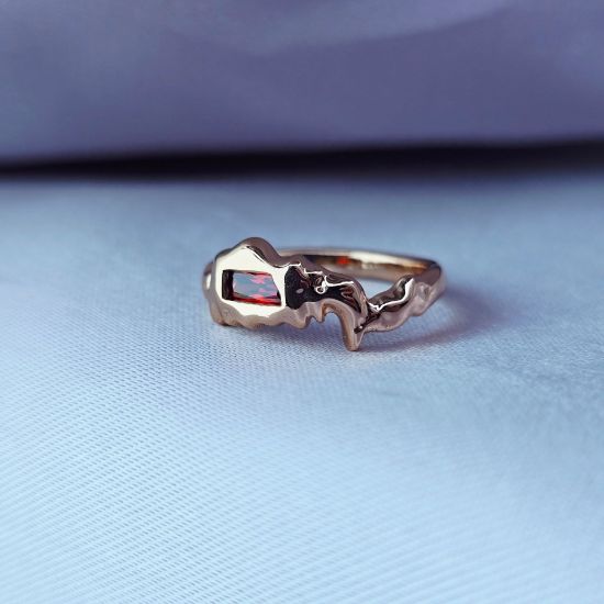 Imagen de Anillo Exceso y Brillo Rojo