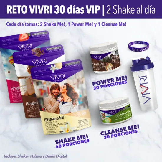 Imagen de RETO VIVRI 30 días VIP - 2 Shake al día