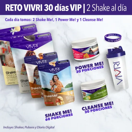 Imagen de RETO VIVRI 30 días VIP - 2 Shake al día
