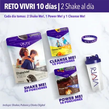 Imagen de RETO VIVRI 10 días - 2 Shake al día