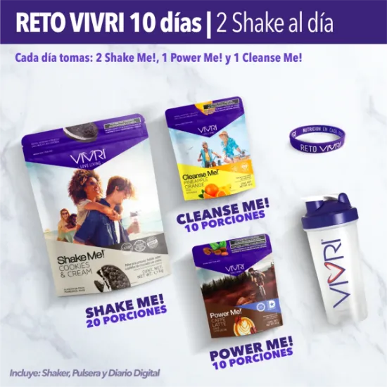 Imagen de RETO VIVRI 10 días - 2 Shake al día