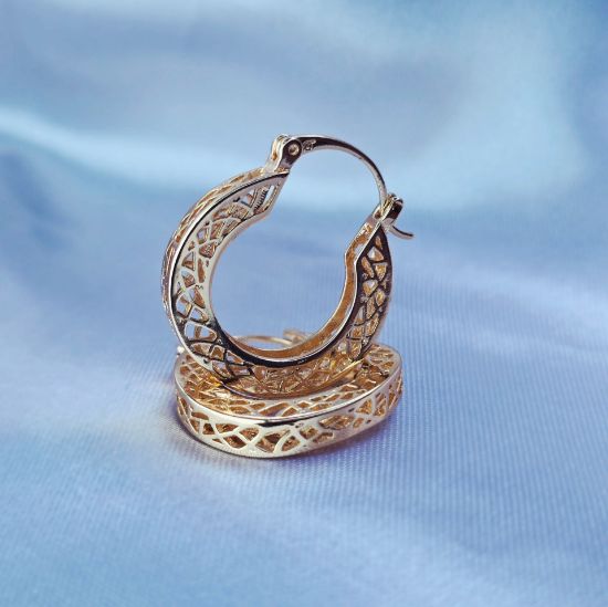 Imagen de Arracada Tejido de Oro