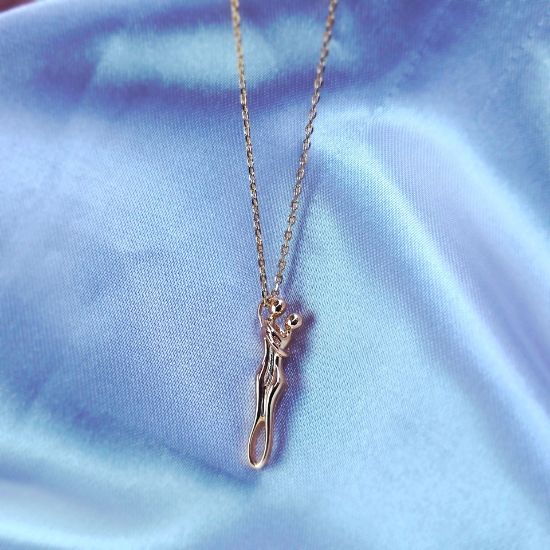 Imagen de Collar Amorosos de Oro Talla 4601