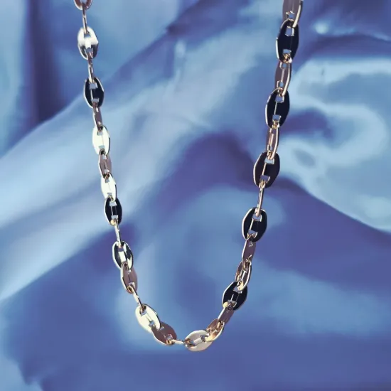 Imagen de Cadena Tejido Gucci Plana