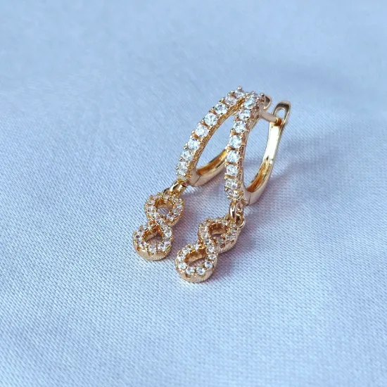 Imagen de Arete Infinito Romántico