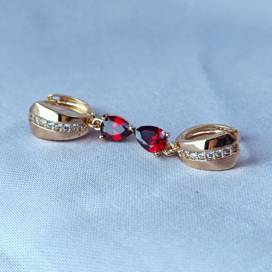 Imagen de Arete Gota Divina Roja