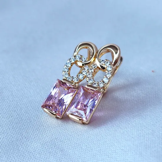 Imagen de Arete Fuerza y Elegancia Rosa