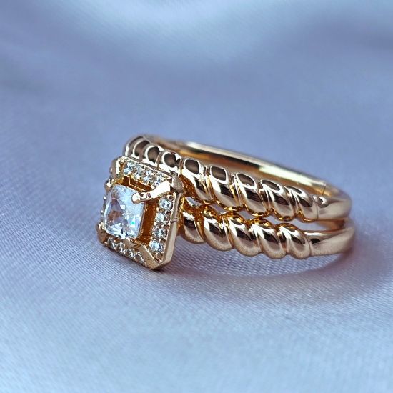 Imagen de Anillo Alianza Destellos de Encanto