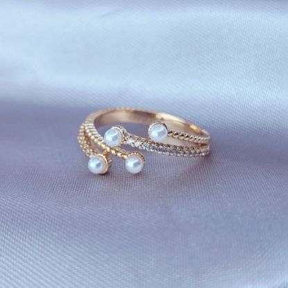 Imagen de Anillo Cuatro Perlitas