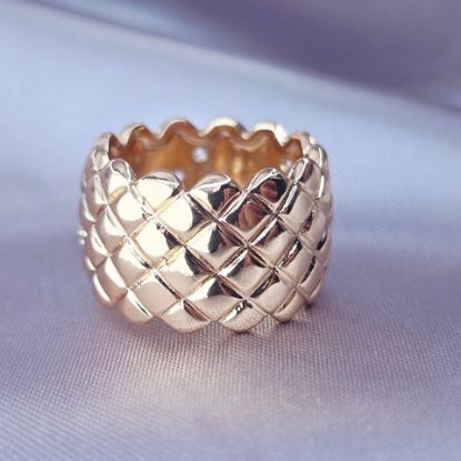 Imagen de Anillo Rombos y Circonias Encantadas