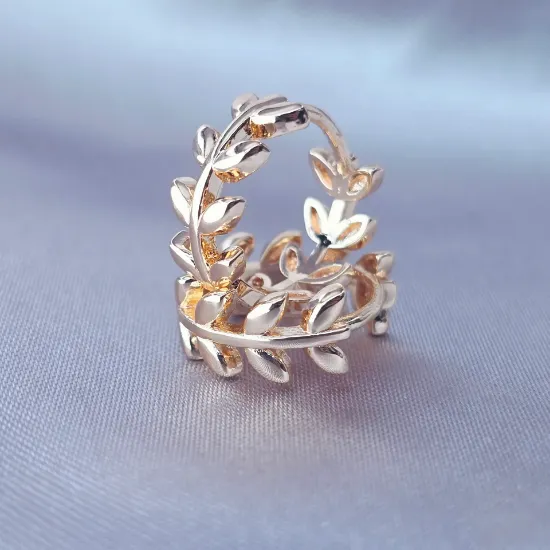 Imagen de Huggie Hojas de Laurel de Oro