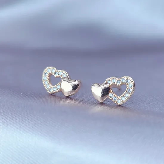 Imagen de Broquel Dos Corazones Vibrando