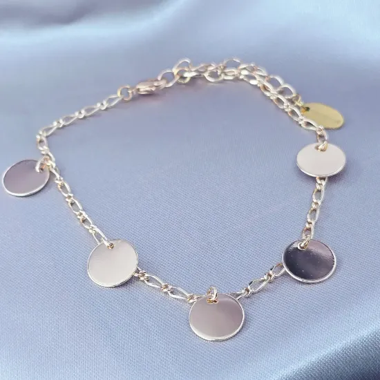 Imagen de Pulsera Obleas de Oro