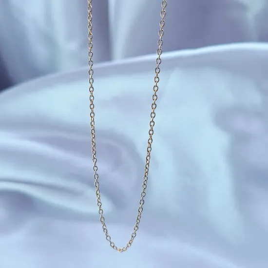 Imagen de Cadena Tejido Aros Oro Dorado Talla 5001