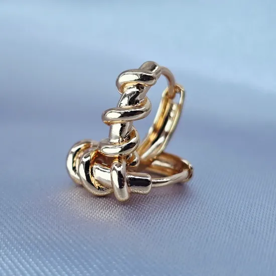 Imagen de Huggie Espiral de Oro