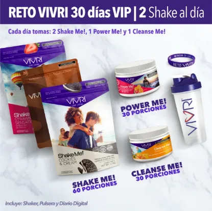 Imagen de RETO VIVRI 30 días VIP - 2 Shake al día