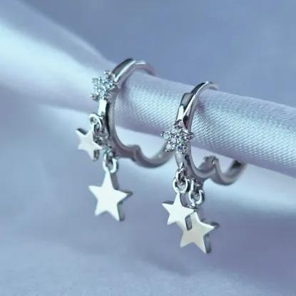 Imagen de Arete Tres Estrellas Mágicas